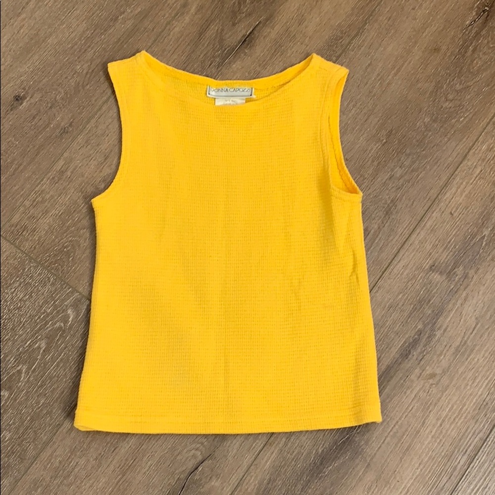 Yellow Pullover Top